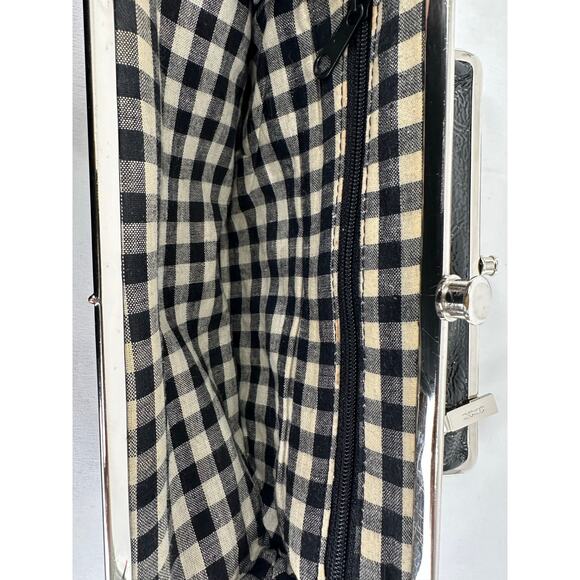 Hobo Lauren Black Patent Leather Wallet / Clutch - Picture 7 of 9